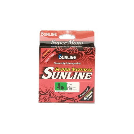 Sunline Super Natural - Monofilamento 330 yds